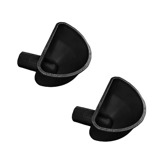 2PCS Plastic Fresh Water Fill Adapter, RV Camper Freshwater Tank Inlet Connector Replacement Accessories(Black)