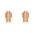 thumbnail image 1 of 2PCS Garment Bags for Clothes - Clear Hanging Clothing Covers Dust Proof for Suits, Dresses, Sweaters, Closet Storage & Travel, Moth Proof Garment Protection Covers, 1 of 6