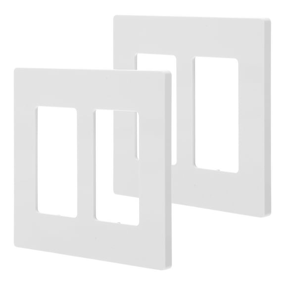 ADDHAT Light Switch Cover Plate Decorative Plastic 2Pcs 4.7In For Homeowners
