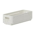 thumbnail image 1 of Clearance 2PCS Plastic Storage Baskets Small Pantry Organizer Bins Stackable Basket Household Organizers for Kitchen Shelves Countertop Desktop Cabinet Bedroom Bathroom, 1 of 5