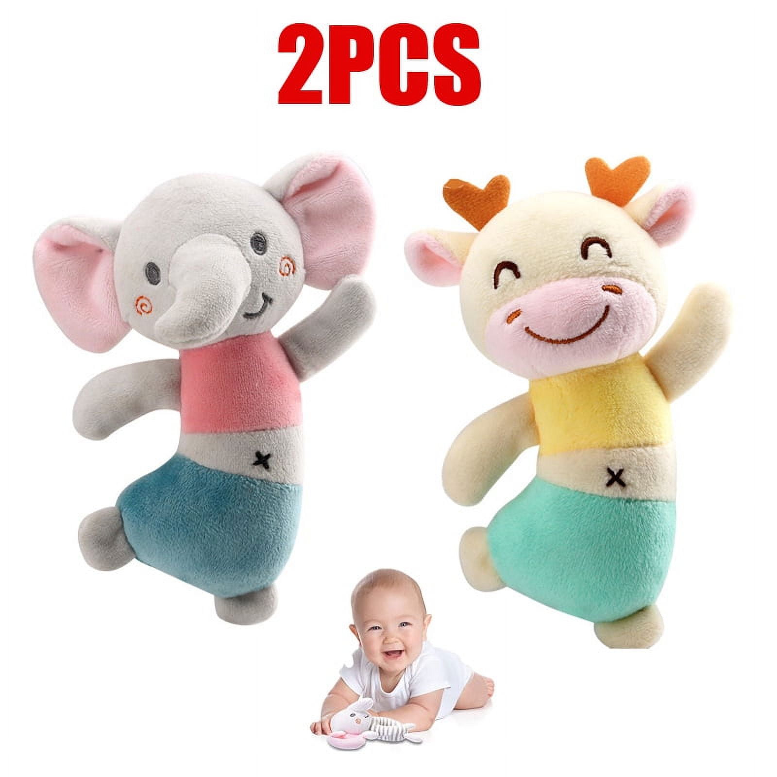 Plush baby sale rattle