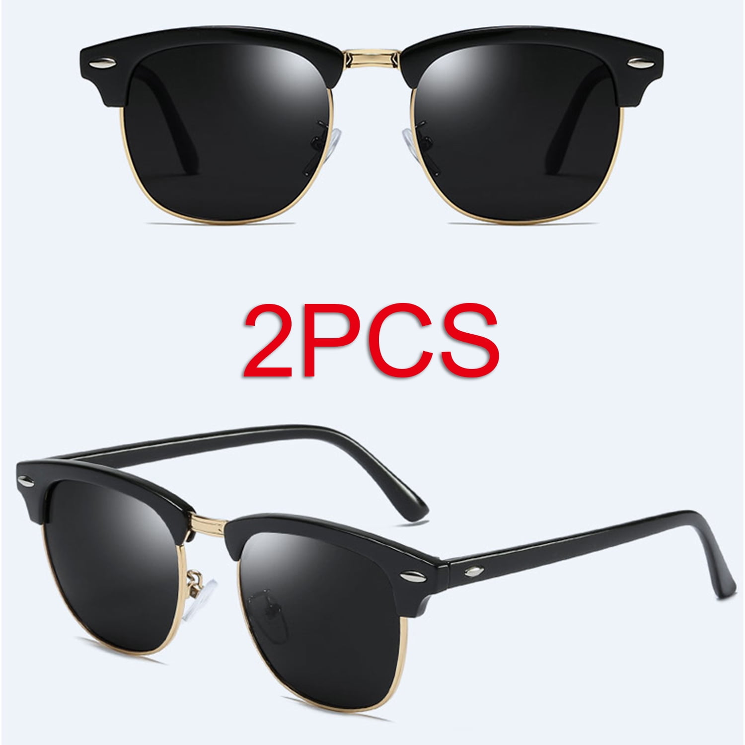LADEESSE Sunglasses For Men Polarized UV Protection Lightweight