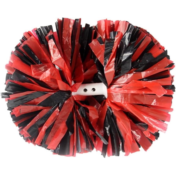 2PCS Pom Poms Cheerleading Professional Cheer Pom Poms with Baton Handle (No Zip Tie) for Cheer Squad Team Sports Spirited Party Dance Training