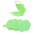 thumbnail image 1 of 2PCS Portable 6 Eggs Plastic Container Holder Folding Storage Box Eggs/ 2Pc 6-Compartment Egg Cartons, 1 of 3
