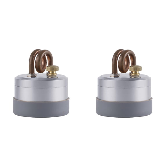 2PCS Portable Brass Alcohol Stove, Lightweight Pressurized Burner for Camping & Backpacking