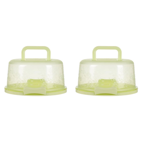 2PCS Portable Cake Box Cake and Cupcake Cake Holder Container for Cake Pie Home Decor