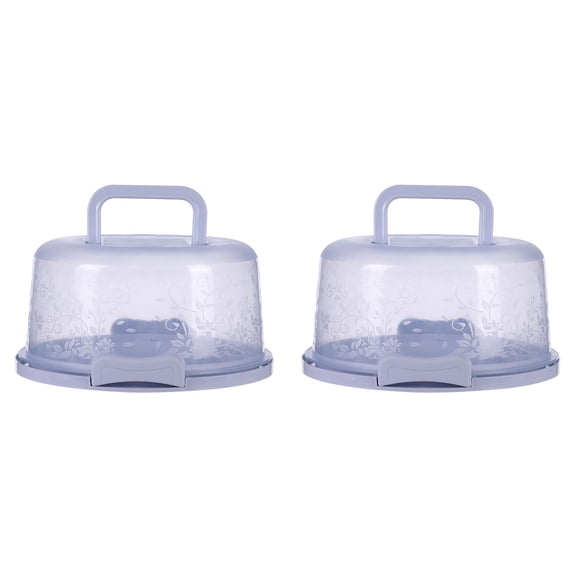 2PCS Portable Cake Box Cake and Cupcake Cake Holder Container for Cake Pie Home Decor