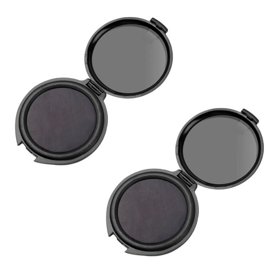 2PCS Portable Fingerprint Ink Pad Thumbprint Fingerprint Ink Pad Stamp Pad Compact Size Portable Identification Fingerprint Black Stamp Ink Pad One Size Utility