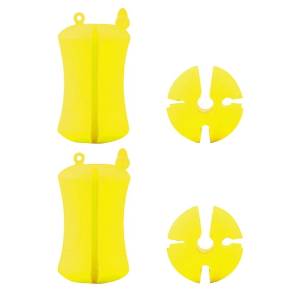 2PCS Portable Fishing Rod Clip,Flexible Rubber Fastener for Boats - Wear-Resistant Fishing Pole Holder & Fishing Supplies Accessory