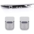 thumbnail image 1 of 2PCS Portable Keyboard Riser, Self-Adhesive Mini Laptop Stand, Invisible Computer Keyboard Stand for Desk, Aluminum Alloy Laptop Feet, 1 of 7