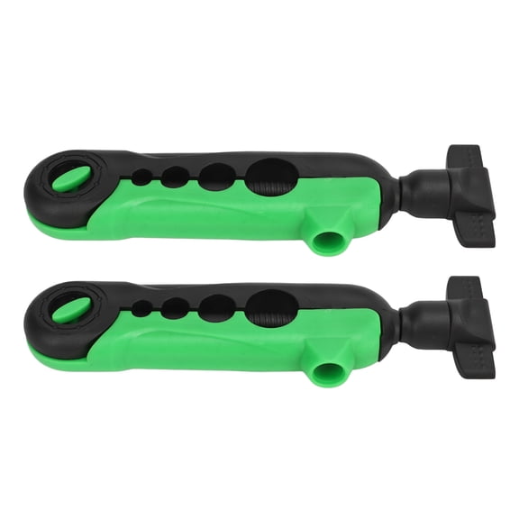 2PCS Portable Mini Fishing Line Spooler Adjustable Line Winder Machine Accessories (Black/Green, 6.30 inches / 16.0 cm)