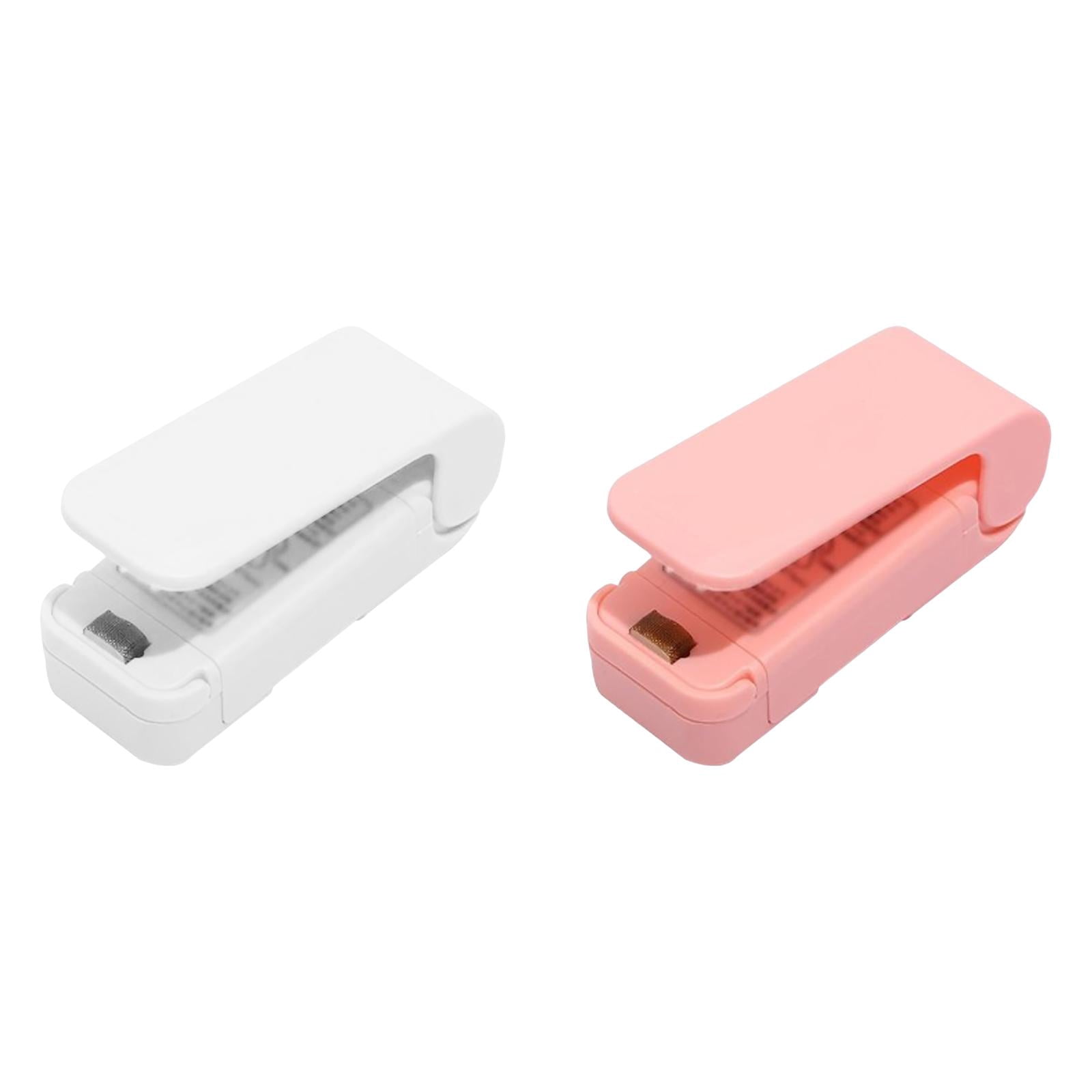 2PCS Portable Mini Sealing Machine, Handheld Food Heat Vacuum Sealers ...