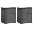 thumbnail image 1 of 2PCS Portable Moving Storage Bags - Large Capacity Zippered Fabric Organizer for Bedding & Clothes - Foldable Heavy Duty Blanket Spacious Moving Storage Bins for Quilts, Comforters, XXL (210L), 1 of 8