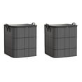 thumbnail image 1 of 2PCS Portable Moving Storage Bags - Large Capacity Zippered Fabric Organizer for Bedding & Clothes - Foldable Heavy Duty Blanket Spacious Moving Storage Bins for Quilts, Comforters, L (150L), 1 of 8