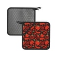 thumbnail image 1 of 2PCS Pot Holders for Kitchen - Heat Resistant Silicone Pot Holders with Hanging Loop, Cute Vegetable Tomato Non Slip Oven Hot Pads, Potholders for Decor Baking Cooking Kitchen, 1 of 6