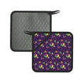 2PCS Pot Holders for Kitchen Mardi Gras and Donuts Heat Resistant