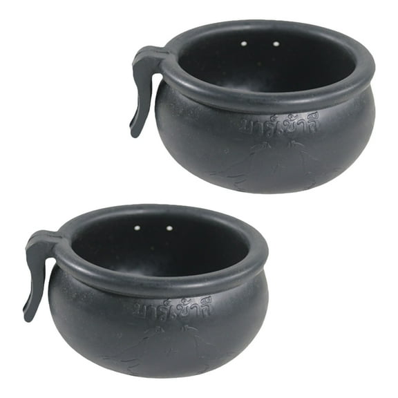 2PCS Poultry Drinking Bowl Heavy Duty Rubber Feeder Waterer Cup Easy Mounted