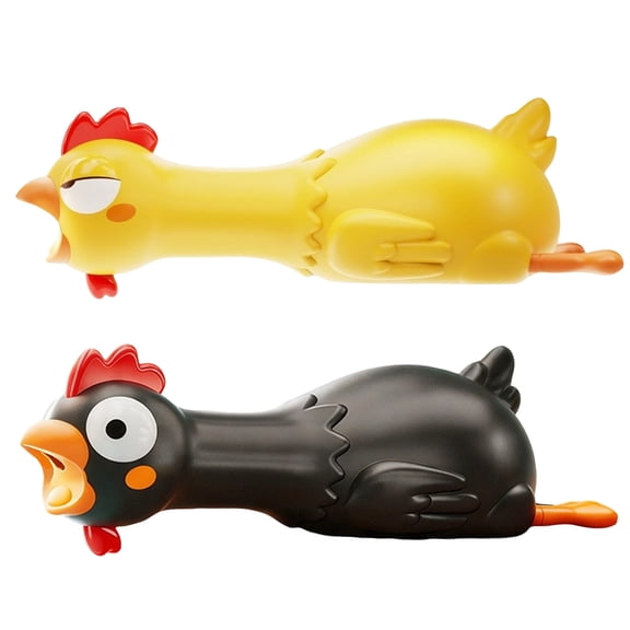 2PCS Prank Chicken Water Squirter - Angry & Lazy Chicken Pool Spray Toys for Kids, Outdoor Summer Backyard Water Fight Funny Gag Gift
