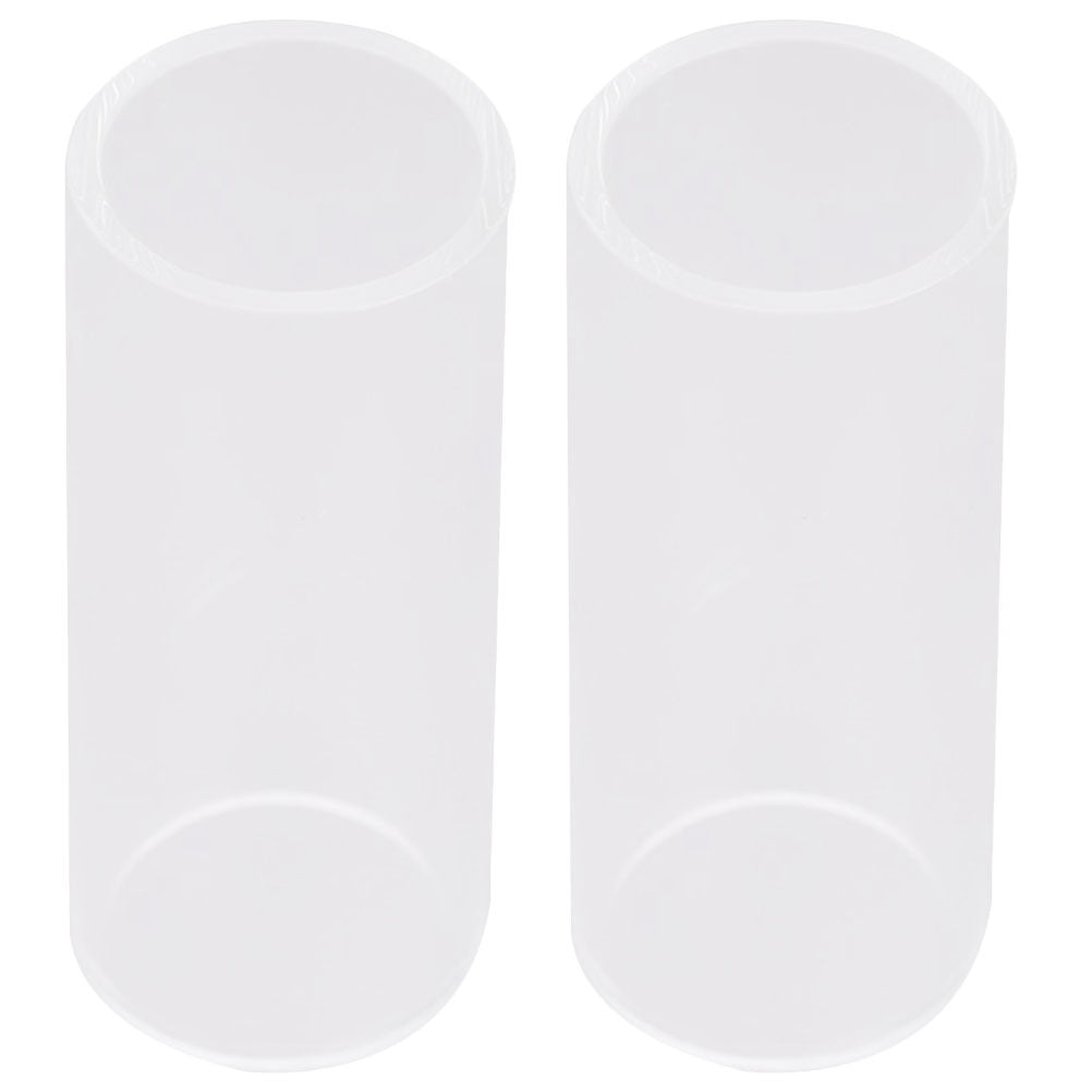 2PCS Pretty Guitar Glass Slides Glass Bottleneck Glass Guitar Slides