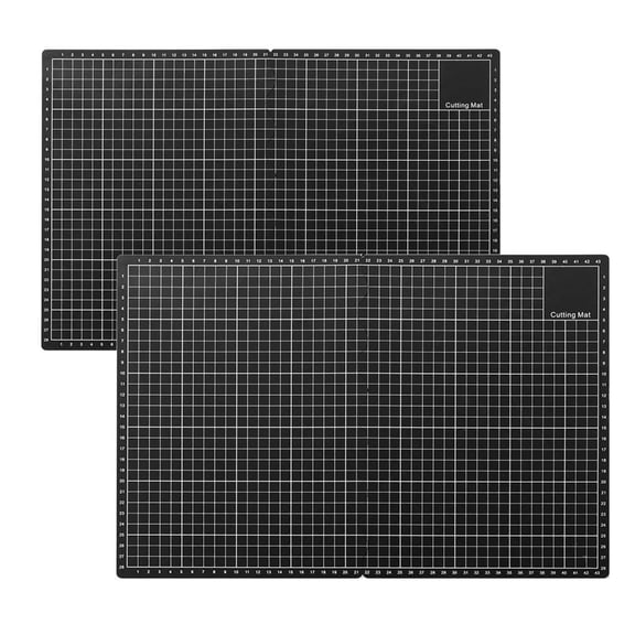 2PCS Professional Foldable Jewelry Cutting Mat Portable Cutting Pad PP Texture for Precisions Crafting Using