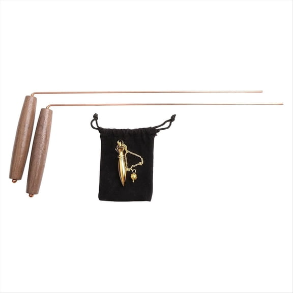2PCS Pure Copper Metal Detection Rod,99.9% Copper Dowsing Rods, Divining Rods - for Treasure Tools, Divining Water