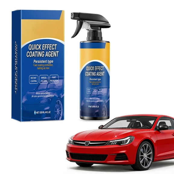 2PCS Quick Effect Car Coating Spray , 2026 Upgrade Advanced Coating Agent for Scratch Repair, Oil Film Removal & Long-Lasting Hydrophobic Protection