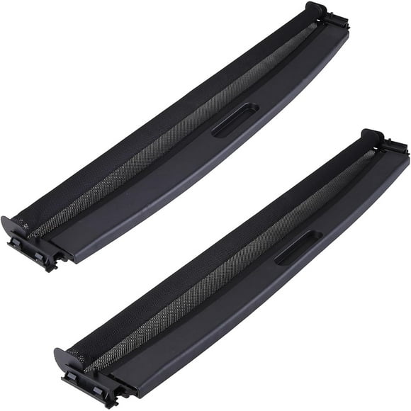 2PCS R50 R56 Front&Rear Panoramic Sunroof Sunshade Cover Compatible for Mini Cooper 2007-2016 Black Cloth Car Sunroof Shade Cover Assembly 54102755849+54102757016 Sunroof Sunshade Shade Curtain Cover