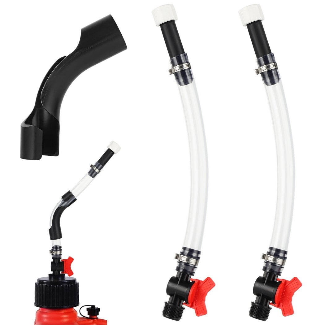 2PCS Racing Fuel Jug Hoses with 1 Hose Bender, Transparent PVC Fuel ...