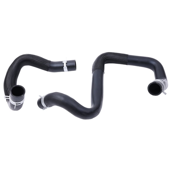 2PCS Radiator Coolant Hose Replacement for Jeep Wrangler 2012-2018 Rubber Engine Coolant Pipe Replace 55111394AC 55111395AE