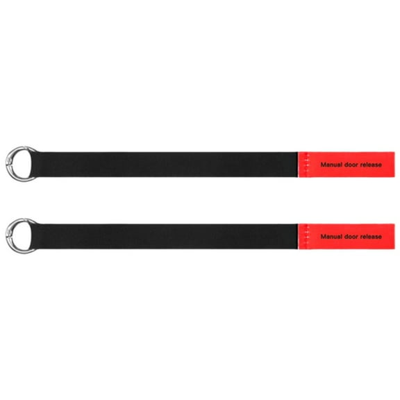 2PCS Rear Door Emergencies Safety Pull Rope For Model Y/3 ,q Deco I7A8