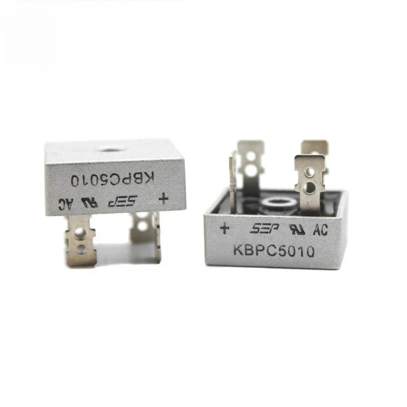 2PCS Rectifier KBPC3510 35A KBPC5010 50A 1000V Bridge Rectifier Kit High Power Diodes for AC/DC Conversion Electronic Components