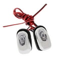 thumbnail image 1 of 2PCS Red LED Light Windshield Jet Spray Nozzle On Wiper Washer Eyes, 1 of 8