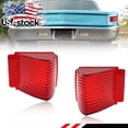 thumbnail image 1 of 2PCS Red Lens Rear Bumper Reflector Lights Tail Light Rear Light Brake Lights Backup Lights Reverse Light Turn Signal Lights Cover Shells  For 1967 Chevy Chevelle / Malibu No Bulb/Socket Included, 1 of 6