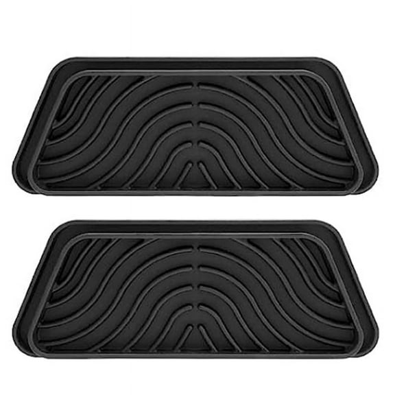 2PCS Refrigerator Drip Catcher,Fridge Water Dispenser Tray Trapezoid