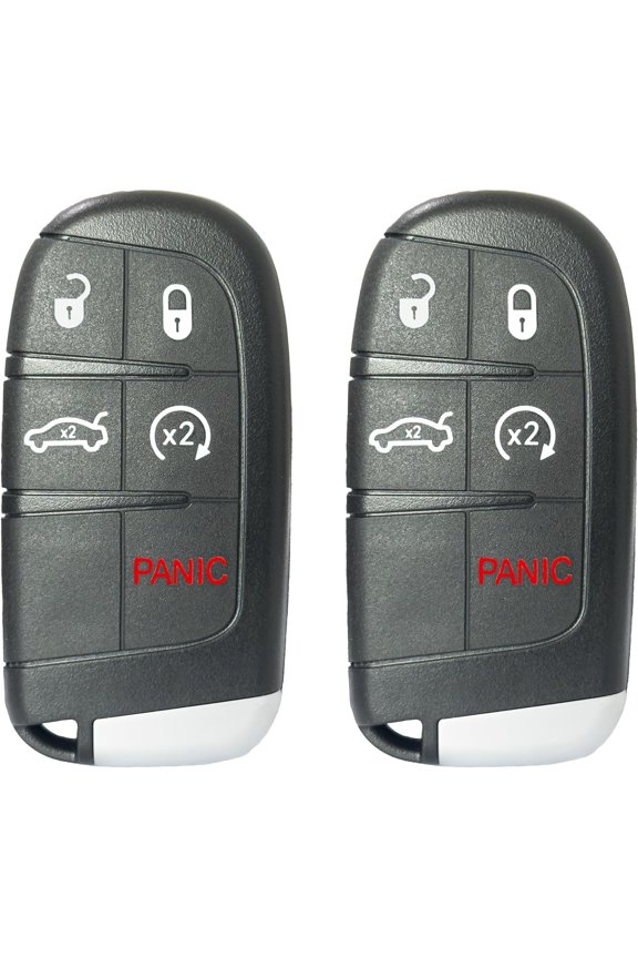2PCS Remote Key Fob Compatible for Chrysler 300 Charger 2011 2012 2013 2014 2015 2016 2017 2018 Challenger 2015-2018 Dart Limited 2014-2016 Keyless Entry Remote Control(FCC:M3N40821302 )