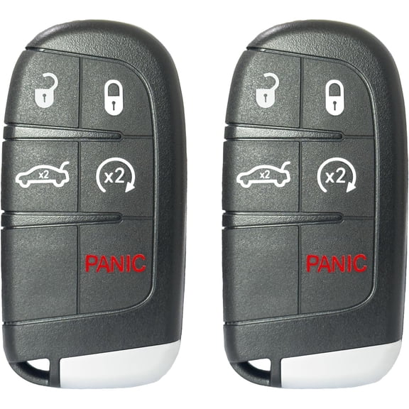 2PCS Remote Key Fob Compatible for Chrysler 300 Charger 2011 2012 2013 2014 2015 2016 2017 2018 Challenger 2015-2018 Dart Limited 2014-2016 Keyless Entry Remote Control(FCC:M3N40821302 )