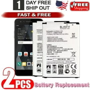 2PCS Replacement Battery for TracFone LG BL-45F1F EAC63321601 Battery for Risio 3 Fortune 2 2018 Phoenix 3 4 Rebel 2 Aristo 2 K4 2017 K8 Cell Phone 2500mAh 9.6Wh Li-ion Battery