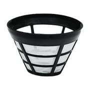 2PCS Reusable Coffee Filter Stainless Steel Nylon Effective Filtering Permanent Cone Coffee Maker Filter for Home
