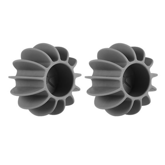 2PCS Reusable Laundry Scrubbing for Washing Machine Silicone Steamer Dryer Washer Cleaning Tool 2PCS, 2.76*2.76 in, Grey