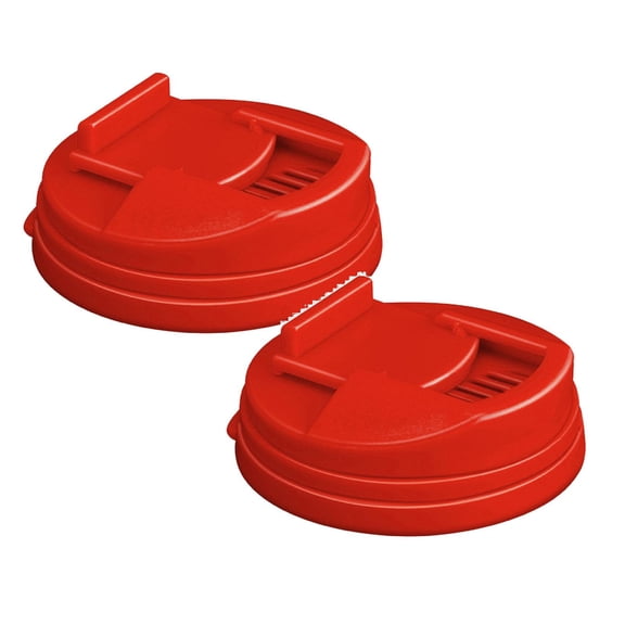 2PCS Reusable Plastic Beverage Can Lids, Universal Round Spill Proof Protector Caps for Standard Soda, Beer & Energy Drink Cans