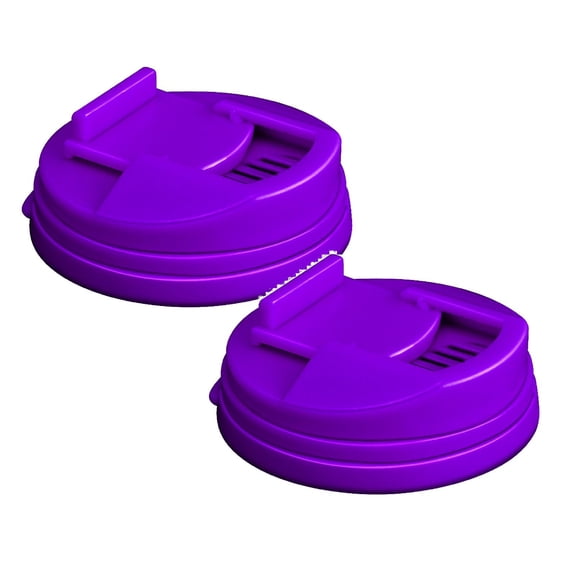 2PCS Reusable Plastic Beverage Can Lids, Universal Round Spill Proof Protector Caps for Standard Soda, Beer & Energy Drink Cans