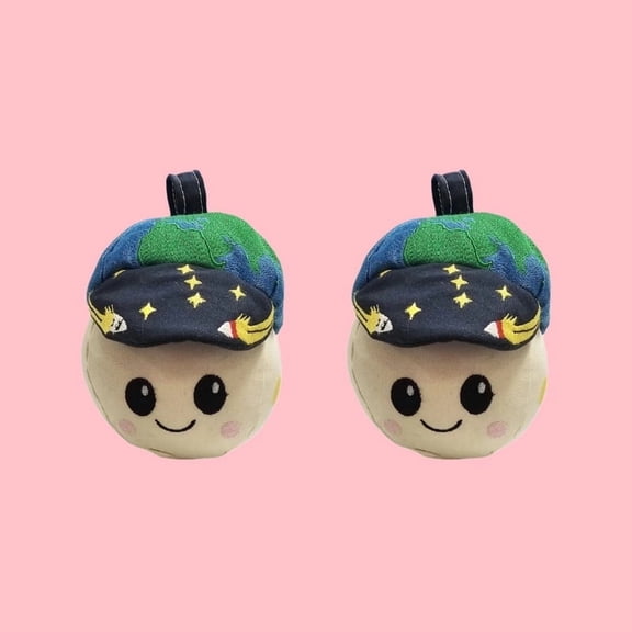 2PCS Rise Plush Toy,Artemis II Moon Mission Commemorative Edition, for Space Exploration Fans