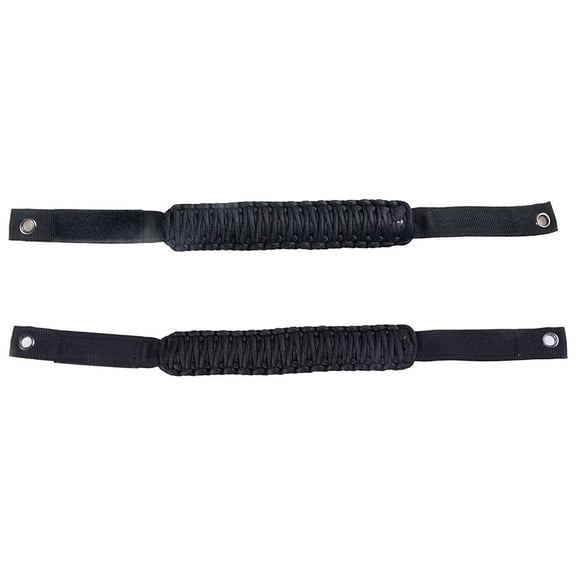 2PCS Roll Bar Grab Handles Paracord Weave Grip Handle For 2021 2022 Ford Bronco