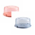 2PCS Round Cake Carrier Two Sided Cake Holder Serves as Five Section