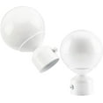 thumbnail image 1 of 2PCS Round Curtain Rod Finials Drapery Pole Ball End White Replacement Decorative End Head Caps for 1” Home Office Curatins Rod Decor Supports(3.5x2.6inch), 1 of 8