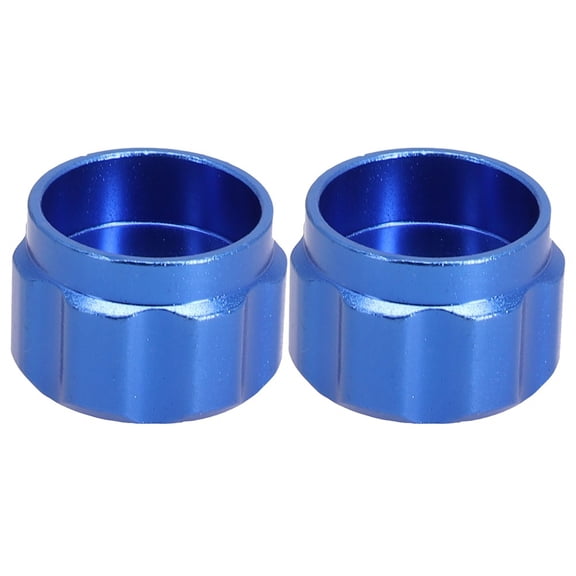 2PCS Round Wheel Handle Faucet Handles Manifold Gauges Knob Aluminum Alloy Blue