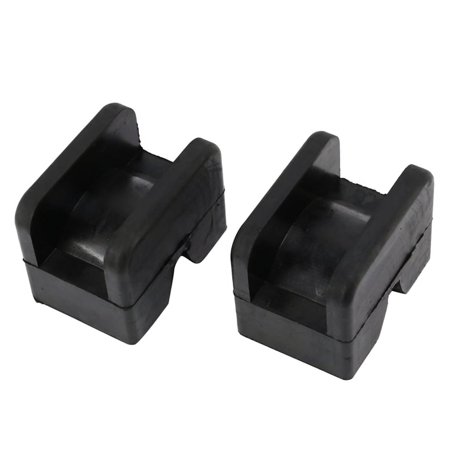 2PCS Rubber Jack Pad Stand Adapter Universal Slotted Frame Rail Pinch Weld Protector Car Lift Pads