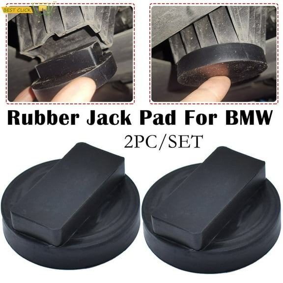 2PCS Rubber Jacking Point Jack Pad Adaptor For BMW 3 4 5 Series