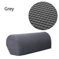 thumbnail image 1 of 2PCS/SET Solid Stretch Stretchy Premium Fleece Sofa Armrest Covers Chair Couch Arm Protector GREY, 1 of 1