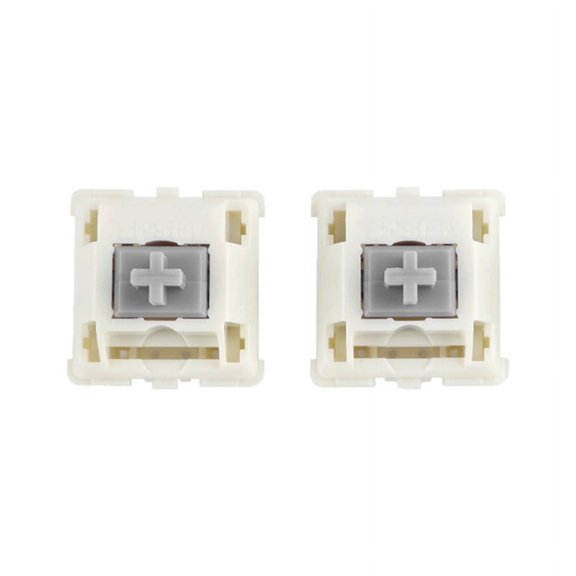 2PCS SP-STAR Custom Linear Switches for Mechanical Keyboard Cherry M Style 5Pin 67g Spring Purple Gray WhitePCB Mount